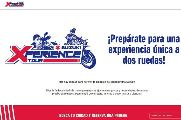 Participa en Suzuki Xperience Tour 2025