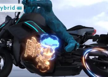 Yamaha MT-09 híbrida en desarrollo