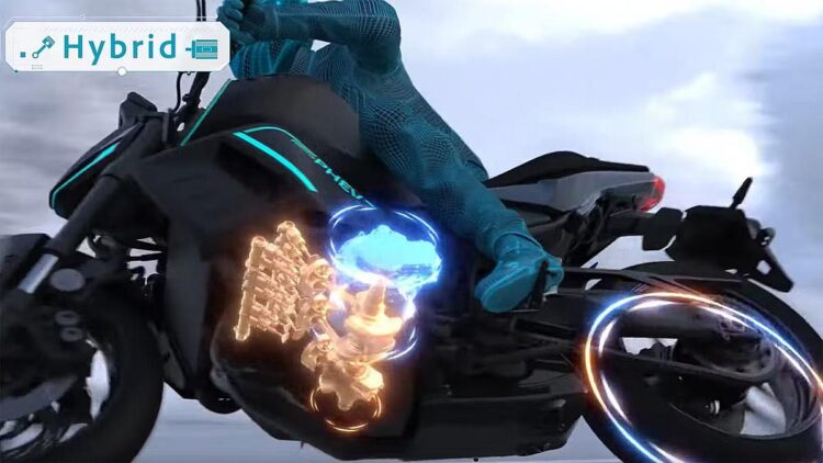 Yamaha MT-09 híbrida en desarrollo