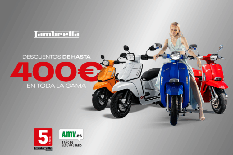 Lambretta acelera con precios más atractivos y nuevo colores