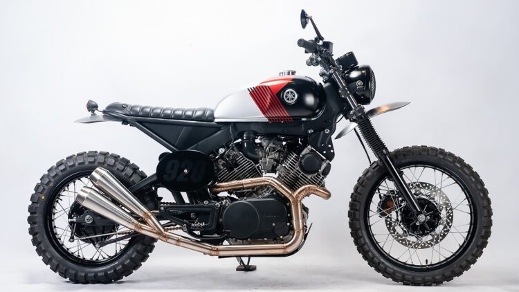 Yamaha XV920R Scrambler de STG Tracker | Cambio de género